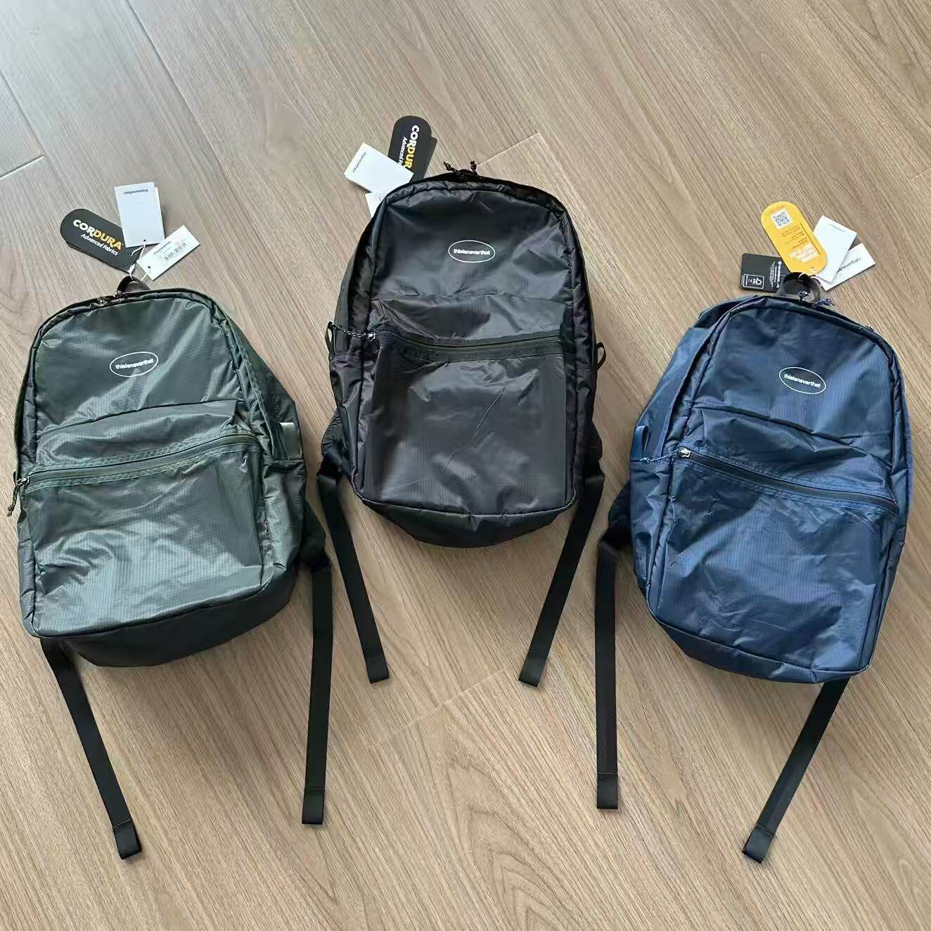 书包学生通勤系百搭可折叠防水韩版复古少年感双肩包女中学生背包