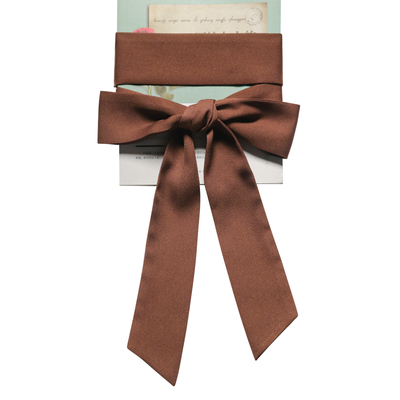 手工制作飘带可以搭配各类衣服