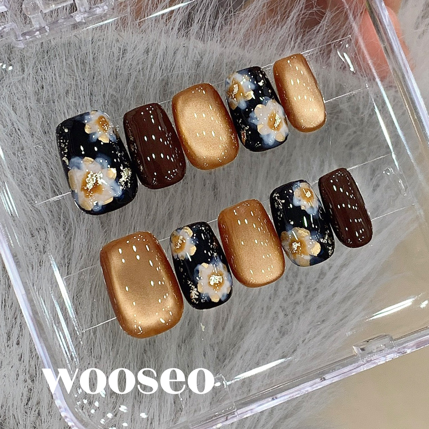 精致绝美富家千金显白成品甲片