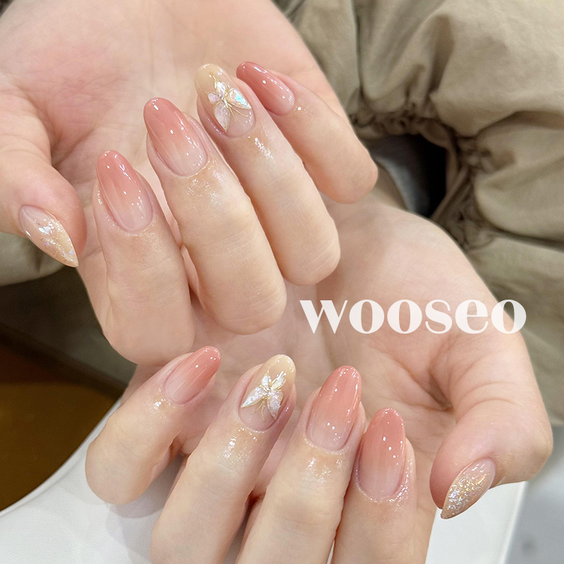 高质量绝美显白美甲成品孕妇可用
