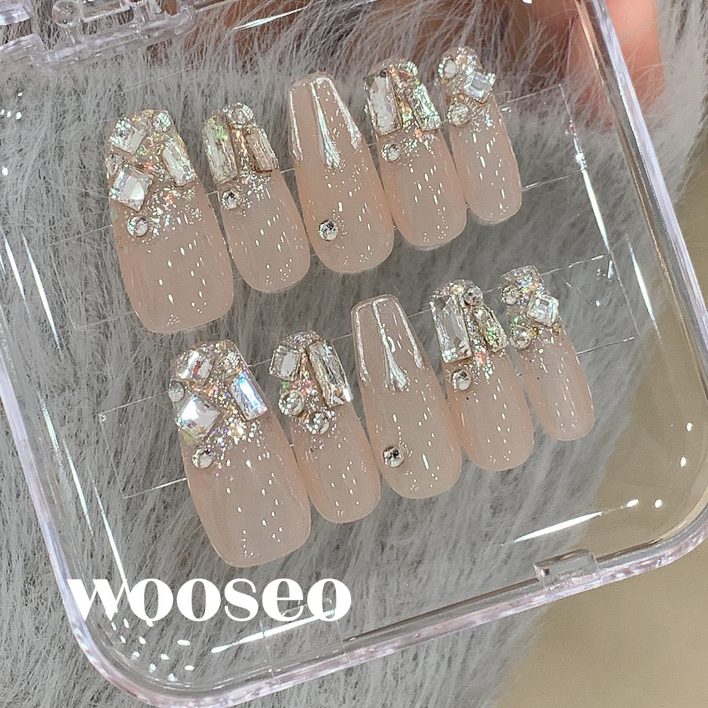 现货秒发！富家千金显摆美甲贴片