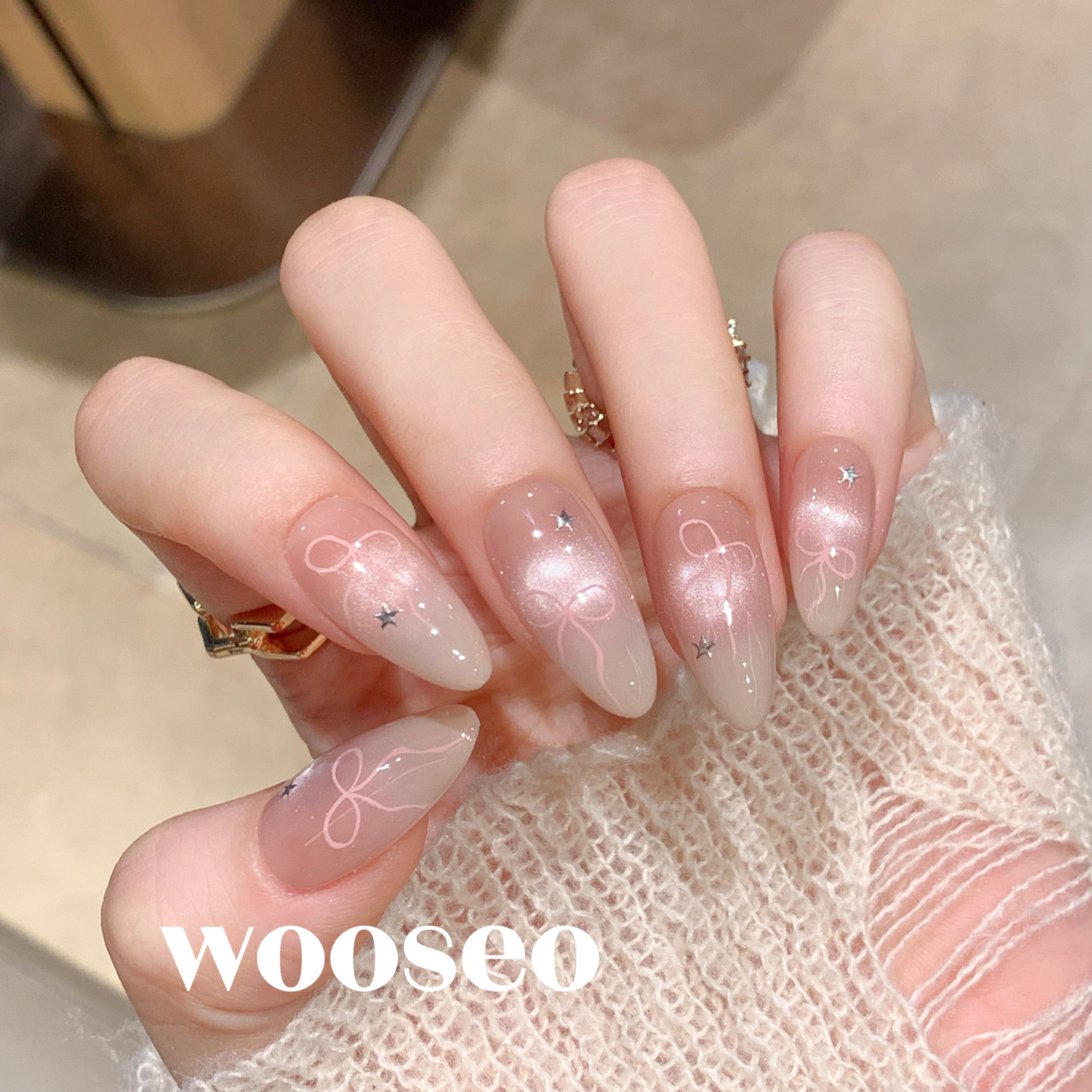 高质量精致绝美婚甲美甲成品