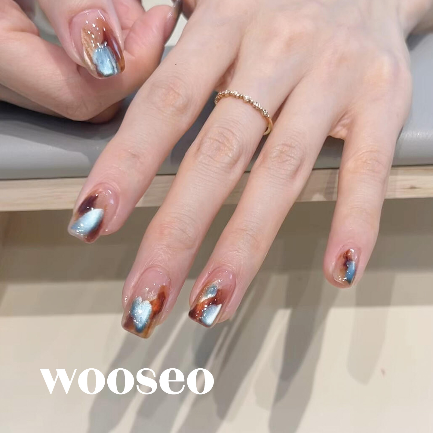 精致绝美富家千金美甲成品