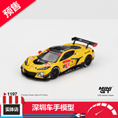 1197 科尔维特 预售 雪佛兰 GT3.R Z06 MINIGT 合金车模
