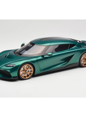 现货 GTS GT888 1:18 科尼赛克 Gemera Racing版 绿色 树脂车模