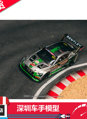 现货 TW 1:64 宾利 Continental GT3 2019 巴瑟斯特12h 合金车模