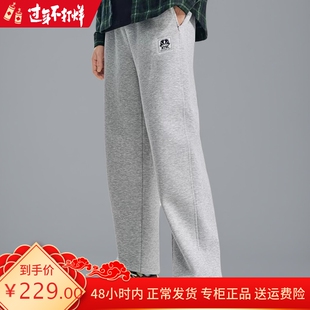 安踏潮流美式休闲长裤男款2026春季新款暖宽松直筒裤子152618302S