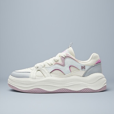 安踏冰淇淋厚底增高休闲鞋女夏款