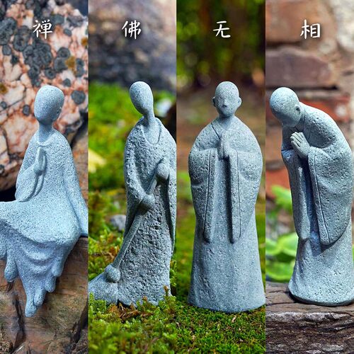 佛像小摆件仿真园艺造景中式