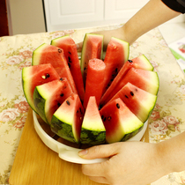 Warehouse clearing special price watermelon divider large stainless steel watermelon slicer Hami melon fruit platter