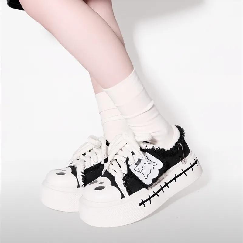 高中生日系软妹Lolita单球鞋