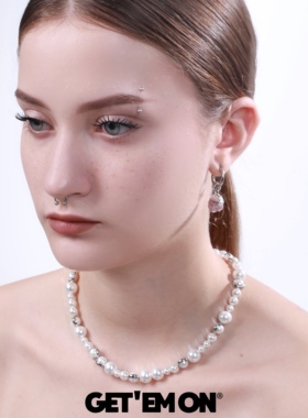 独特珠套圈原创设计不撞款项链