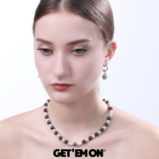 THE RINGS 褪散 Brand珍珠贝珠拼接原创设计项链 FADED