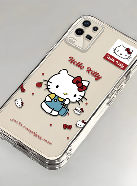 卡通kt猫realme真我Q3壳透明RMX3161全包防摔男女可爱套外壳