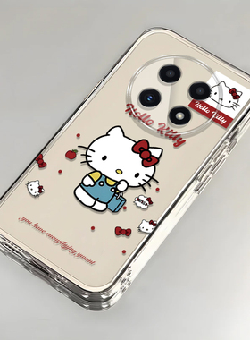卡通kt猫realme真我13Pro+壳透明RMX3920全包防摔可爱套外壳