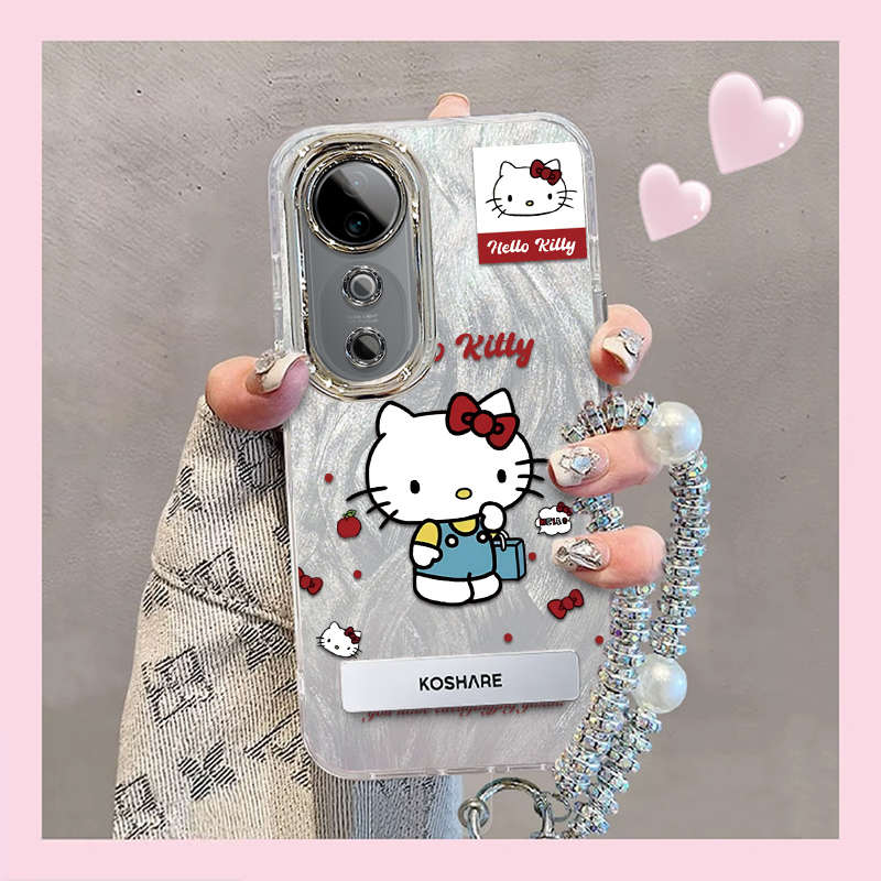 羽纱kt猫vivoS19手机壳V2364A情侣全包防摔软高级男女可爱套外壳