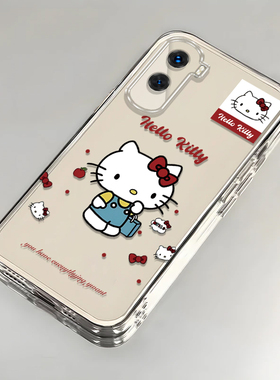 卡通kt猫荣耀90Lite壳透明全包防摔软硅胶高级男女可爱套外壳