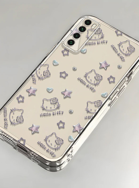 凯蒂猫华为nova7手机壳透明JEF-AN00全包防摔高级男女可爱套外壳