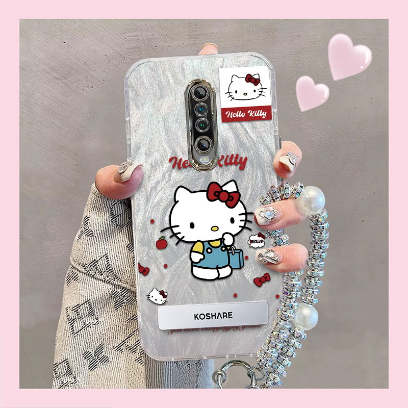 羽纱kt猫红米K30手机壳M1912G7BE情侣全包防摔高级男女可爱套外壳