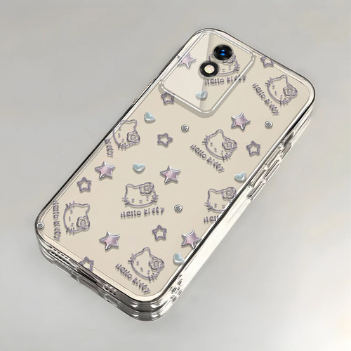 凯蒂猫vivoY11手机壳透明V2236A全包防摔硅胶高级男女可爱套外壳