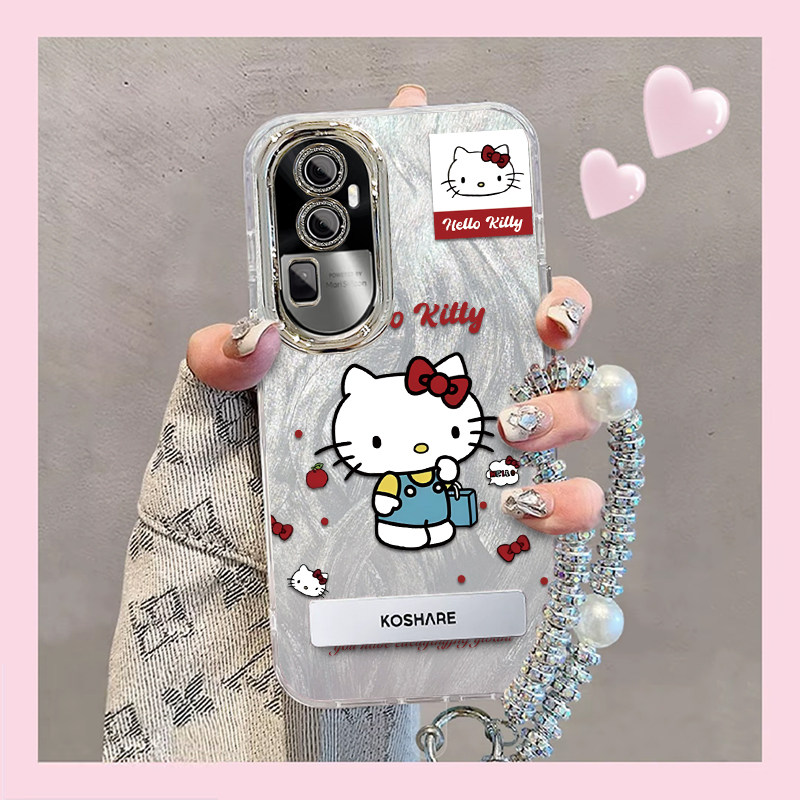 羽纱kt猫OPPOReno10Pro+手机壳PHU110情侣全包防摔男女可爱套外壳