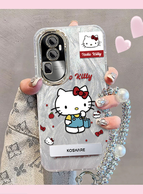 羽纱kt猫OPPOReno10Pro+手机壳PHU110情侣全包防摔男女可爱套外壳