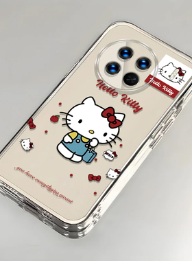 卡通kt猫vivoX90S壳透明V2241HA全包防摔高级男女可爱套外壳