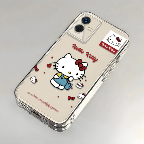 卡通kt猫vivoY73t壳透明V2102A全包防摔软高级男女可爱套外壳