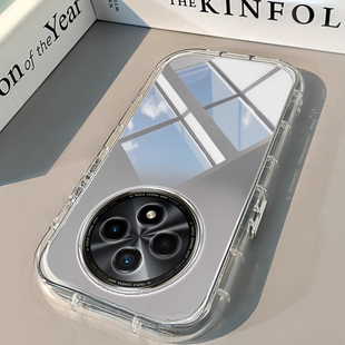 华为智选hi畅享60pro手机壳HiNova9pro透明9镜面泡芙9z气囊9se男女款Hi Nova12se高级感s全包防摔硅胶软woki