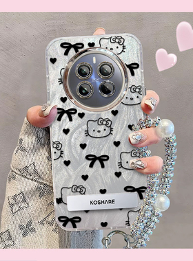 精孔kt猫realme真我12Pro手机壳RMX3841情侣全包防摔女可爱套外壳