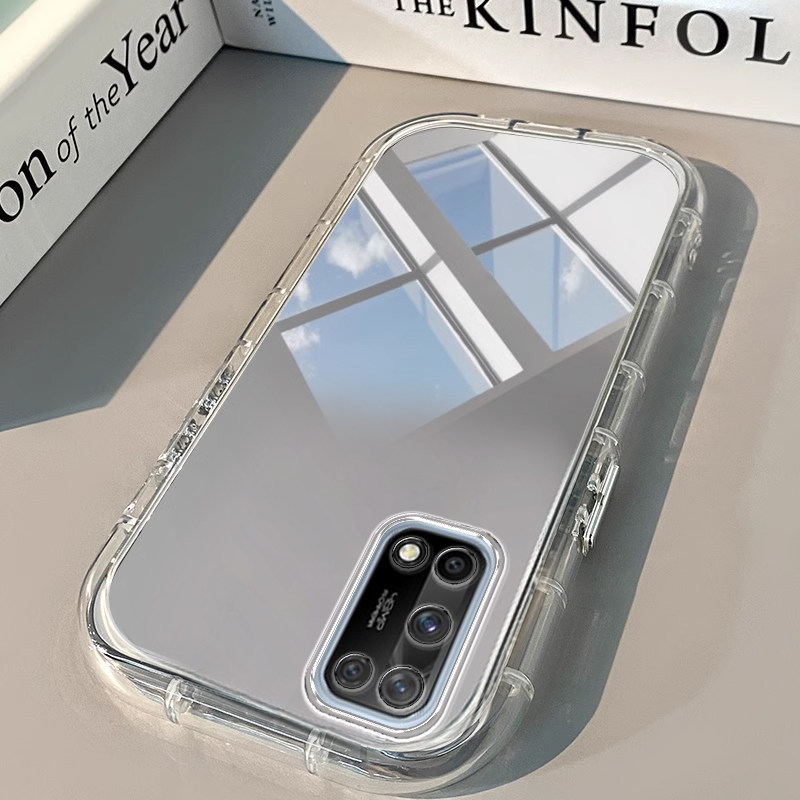 OPPO K7X手机壳K3透明K5新K1镜面K9泡芙K10活力版气囊PRO男女款S高级感X潮K11全包K12防摔硅胶软OPPOK7X