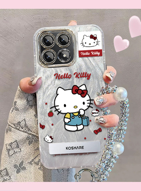 羽纱kt猫红米K70手机壳23113RKC6C情侣全包防摔软男女可爱套外壳