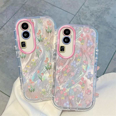花OPPO Reno10手机壳Reno 3新2全包13防摔薄10软4潮11套5男6女7可爱8外9 Pro潮OPPO Reno款r17高级OPPOReno10