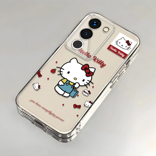 卡通kt猫vivoS17t壳透明V2282A全包防摔软高级男女可爱套外壳