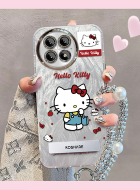 羽纱kt猫一加13手机壳PJZ110情侣全包防摔硅胶高级男女可爱套外壳