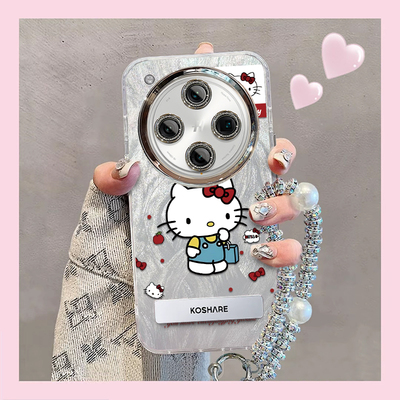 羽纱kt猫OPPOFindX8Pro手机壳PKC110情侣全包防摔男女可爱套外壳