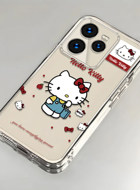 卡通kt猫realme真我GT7Pro壳透明RMX5010全包防摔可爱套外壳