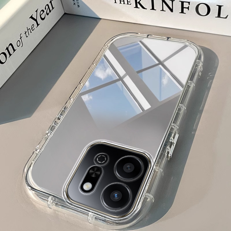 荣耀Play9T手机壳Play 3透明新4 PRO镜面5泡芙6 C气囊7男8 T女60高级10潮80 GT全包90防摔100潮300软honor