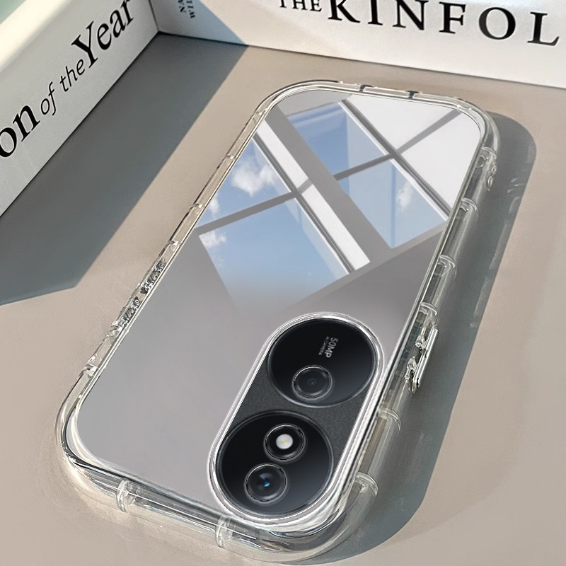 荣耀Play8T手机壳Play 3透明新4 PRO镜面5泡芙6 T气囊7男9 C女60高级10潮80 GT全包90防摔100潮300软honor