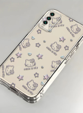 凯蒂猫红米Note94G手机壳透明M2010J19SC全包防摔男女可爱套外壳