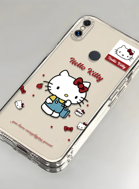 卡通kt猫红米Note6Pro壳透明全包防摔硅胶高级男女可爱套外壳