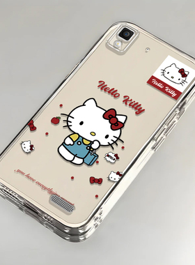 卡通kt猫OPPOR7壳透明全包防摔超薄软硅胶高级男女可爱套外壳