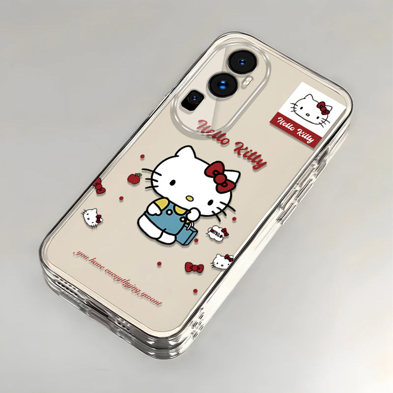 卡通kt猫OPPOReno10Pro+壳透明PHU110全包防摔男女可爱套外壳