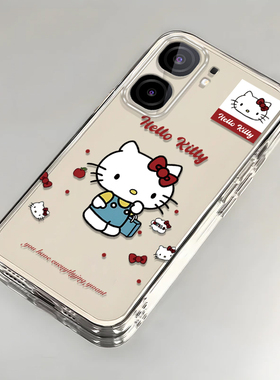 卡通kt猫iQOONeo9Spro+壳透明V2403A全包防摔男女可爱套外壳