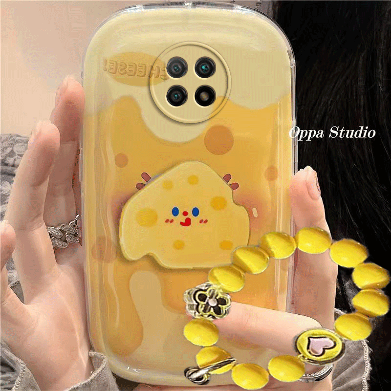 肥皂壳OPPO A2Pro手机壳A2M透明OPPOa2pro气囊a2男女款高级感全包防摔硅胶软壳套气垫保护套黄色奶酪海绵宝宝
