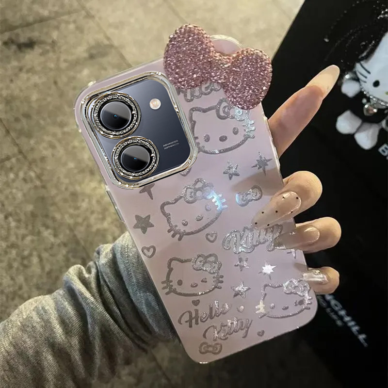 羽纱kt猫vivoY77t手机壳V2278A情侣全包防摔软高级男女可爱套外壳