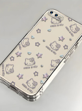 凯蒂猫OPPOK1手机壳透明PBCM30全包防摔软硅胶高级男女可爱套外壳