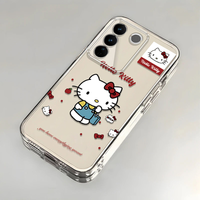 卡通kt猫vivoS16Pro壳透明V2245A全包防摔高级男女可爱套外壳