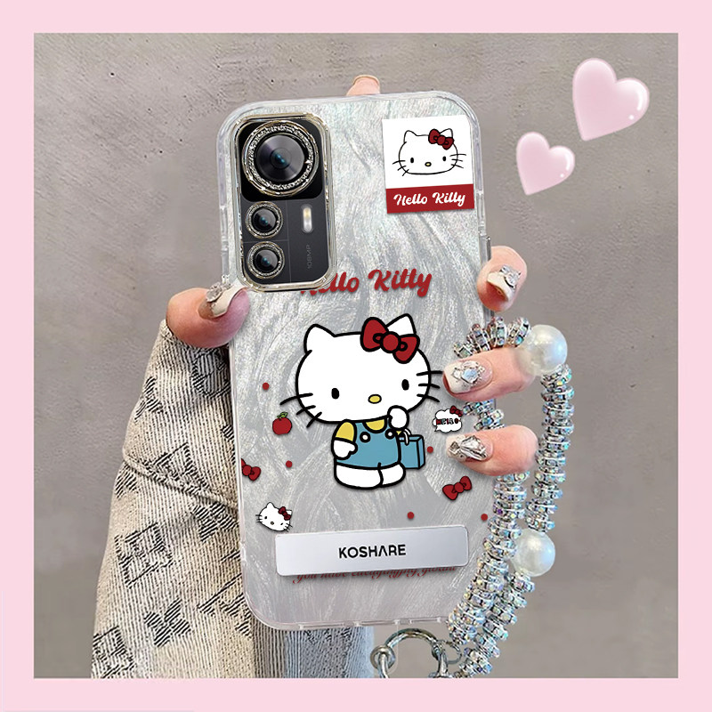 羽纱kt猫红米K50至尊版手机壳2022CP8469情侣全包防摔可爱套外壳