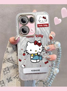 羽纱kt猫OPPOReno13Pro手机壳PKK110情侣全包防摔男女可爱套外壳